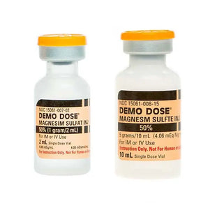 Demo Dose Simulated Magnesium Sulfate 50% Vial- For Training Use Only