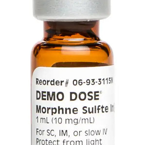 Demo Dose Morphin Sulfat- For Training Use Only