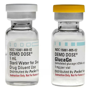 Demo Dose Simulated Glucagon Two-Vial Set - For Training Use Only
