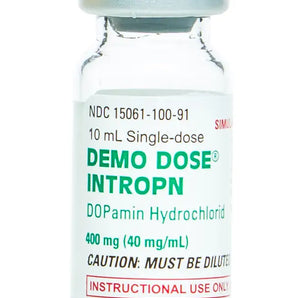 Demo Dose Intropn DOPamin HCI 40mg/mL 10mL- For Training Use Only