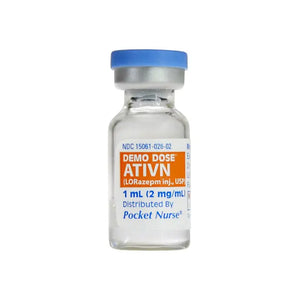 Demo Dose Simulated ATIVN Lorazepm- For Training Use Only