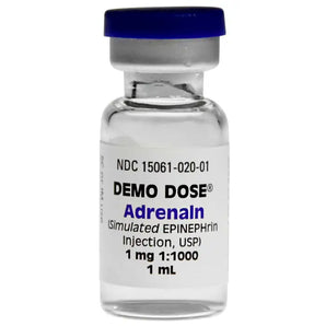 Demo Dose Adrenaln EPINEPHrin Injection 1 mg/mL 1 mL- For Training Use Only