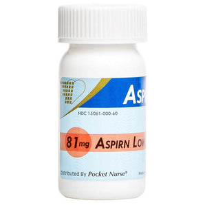 Demo Dose Bottle of Aspirn 81mg -For Training Use Only