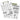 Demo Dose Nursing/Medical Clipboard Imprinted - White -For Training Use Only