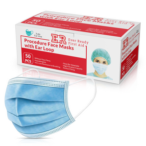 3-Ply Disposable Face Masks – Ear Loop