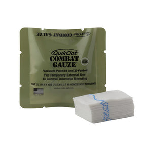 QuikClot Z-Fold Combat Gauze 3" x 4