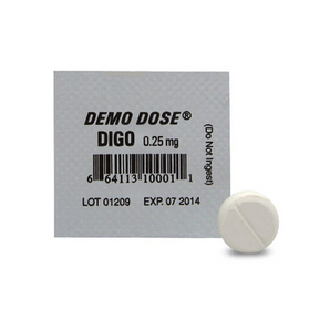 Demo Dose Oral Medications - Digo - 0.25 mg- For Training Use Only