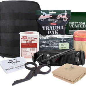 First Aid Kit with Philips AED - Defibrillation Pads & CPR Device