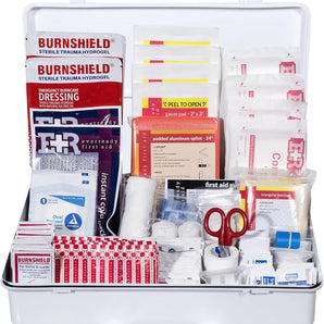 Fully Stocked First Aid Kit - ANSI Class B