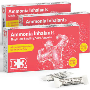 Ammonia Inhalant Ampules - Single Use Smelling Salts