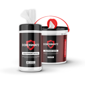 Dekonmate Equipment Wipes, 50-Ct Packs (12-Pack Case, 600 Wipes Total)