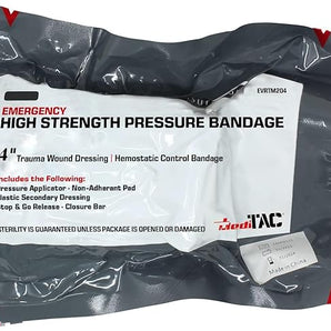 Emergency High Strength Pressure Bandage - 4 Inch