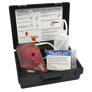 TrueClot Inguinal Packing Trainer (IPT), Dark Skin Tone