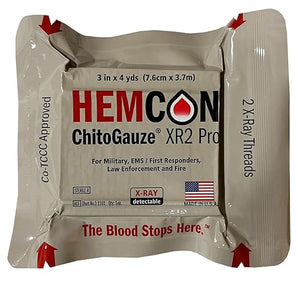 HemCon ChitoGauze Z-Fold Dressing - 3" x 4 Yards