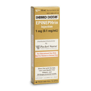 Demo Dose Epinephrn Injection 10ml- For Training Use Only