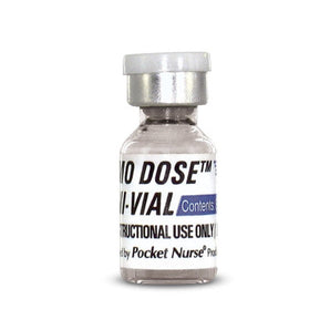 Demo Dose Mini Vial - 1 ml - Clear Vial- For Training Use Only
