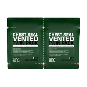 Vented Chest Seal Occlusive Dressing - 2 Pack