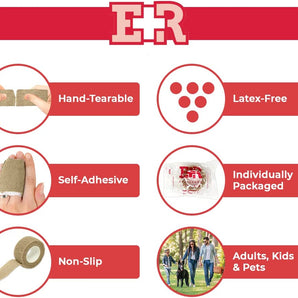 Self-Adherent Cohesive Wrap Bandages