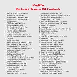 Rucksack Assault Trauma Tactical Kit - CAT Tourniquet