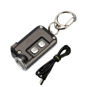 USB Rechargeable Keychain Flashlight
