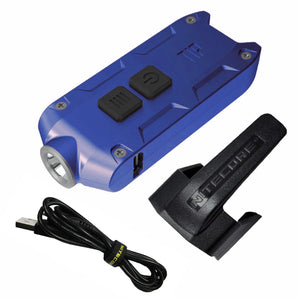 Lumen USB Rechargeable Keychain Flashlight