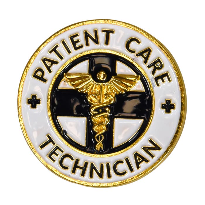 Pocket Nurse Patient Care Technician Lapel Pin -For Training Use Only ...