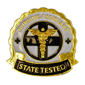 Pocket Nurse State Tested Nursing Assistant Pin -For Training Use Only
