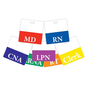 Pocket Nurse Simulation Role Play ID Card Set, Horizontal -For Training Use Only