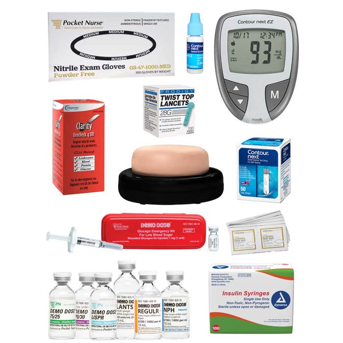 Pocket Nurse Diabetes Education Kit -For Training Use Only – MediTac Kits