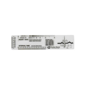 Pocket Nurse ECG Ruler -For Training Use Only
