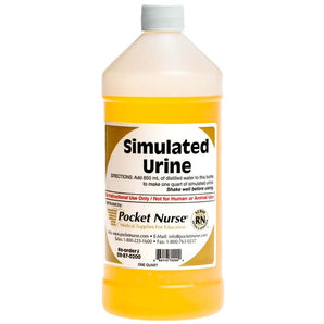 Pocket Nurse Simulated Urine -For Training Use Only