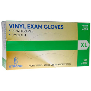 Pocket Nurse Strong Vinyl Exam Gloves -For Training Use Only