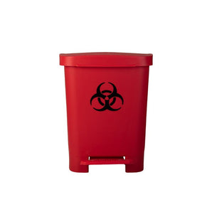 Pocket Nurse Biohazard Waste Can, Red -For Training Use Only