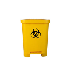 Pocket Nurse Biohazard Waste Can, Yellow -For Training Use Only