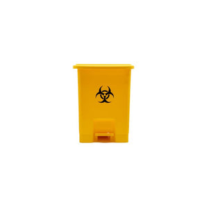 Pocket Nurse Biohazard Waste Can, Yellow -For Training Use Only
