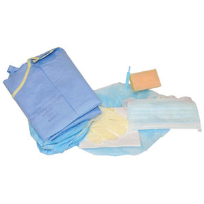 Pocket Nurse Scrubbing Gowning and Gloving Package -For Training Use Only