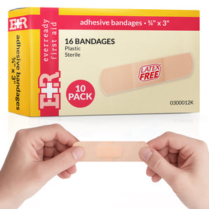 Sheer Plastic Adhesive Bandages, Kit Unit Box