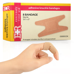 Flexible Fabric Knuckle Adhesive Bandages