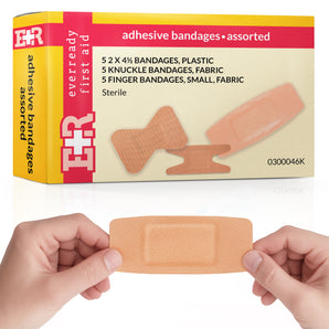 Adhesive Bandages – Sheer Plastic, Assorted Sizes