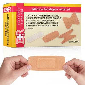 Adhesive Bandages – Sheer Plastic, Assorted