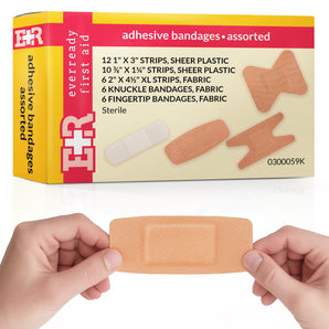 Adhesive Bandages – Sheer Plastic, Assorted