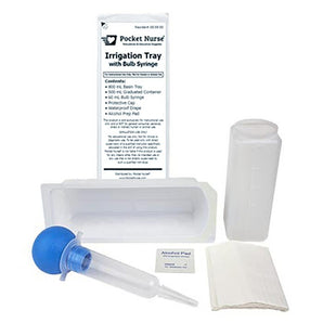Pocket Nurse Irrigation Tray with Bulb Syringe -For Training Use Only
