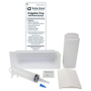 Pocket Nurse Irrigation Tray with Piston Syringe -For Training Use Only