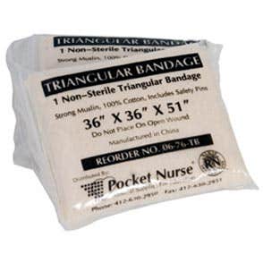 Pocket Nurse Triangular Bandage -For Training Use Only