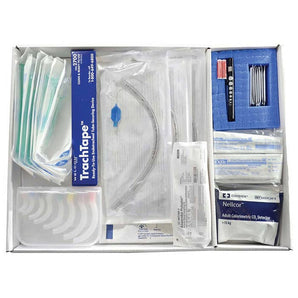 Pocket Nurse Crash Cart Refill Kit - Adult Intubation/ Respiratory Supplies -For Training Use Only