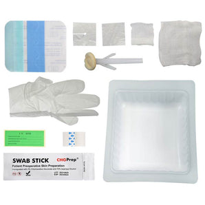 Pocket Nurse Central Line Dressing Tray with Chlora 3Prep -For Training Use Only