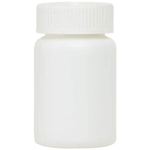 Pocket Nurse RX White Round Plastic Bottle with Child Resistant Cap -For Training Use Only