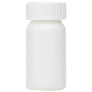 Pocket Nurse RX White Round Plastic Bottle with Child Resistant Cap -For Training Use Only