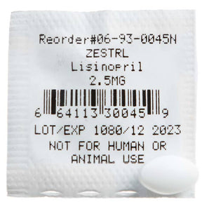 Demo Dose Zestrl 2.5 mg -For Training Use Only