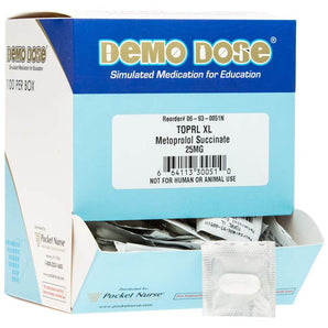 Demo Dose Toprl XL 25 mg -For Training Use Only